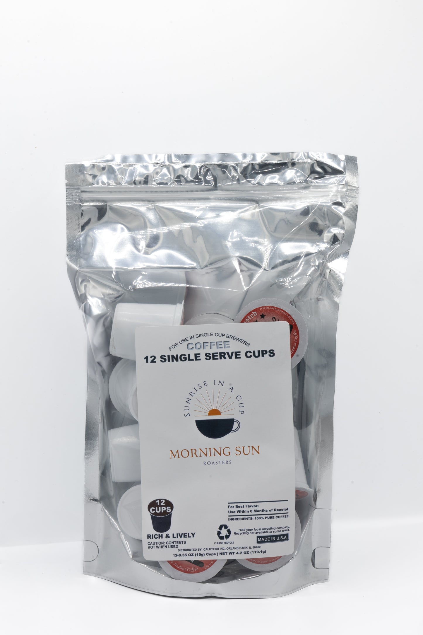 12 Pack Single Serve Coffee Capsules